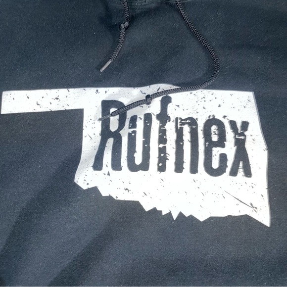 2XL Oklahoma Rufnex Black Hoodie - Picture 3 of 5